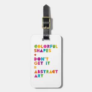Abstract Art Luggage Tag