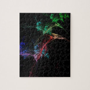 Abstract Art Magic Lights Jigsaw Puzzle