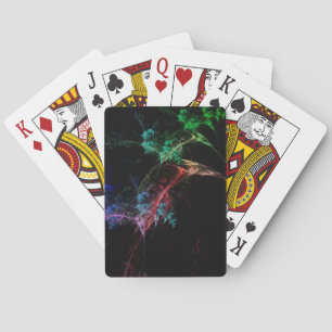 Abstract Art Magic Lights Playing Cards