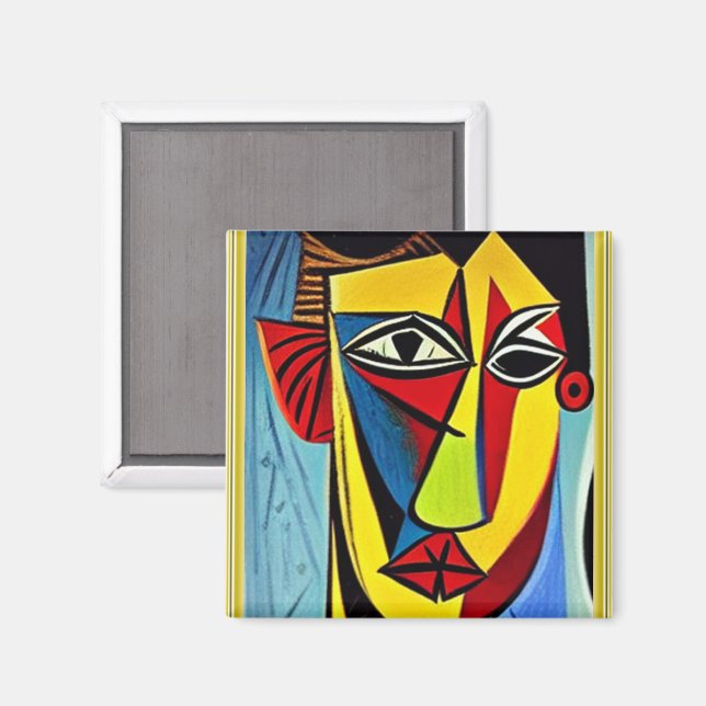 Abstract Art Magnet (Front/Back)