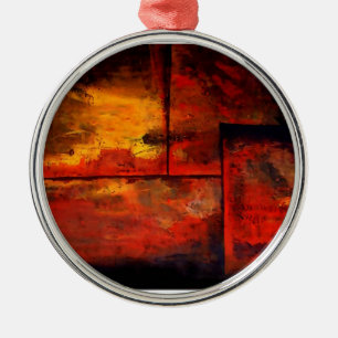 Abstract Art Metal Tree Decoration