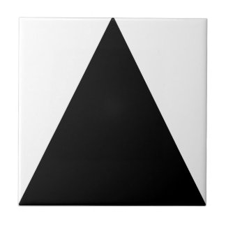 Abstract Art Minimalism Black White Tile