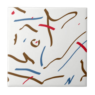 Abstract Art Minimalism Tile