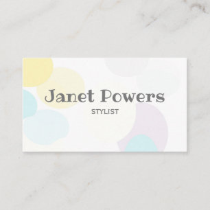 abstract art  modern custom business card