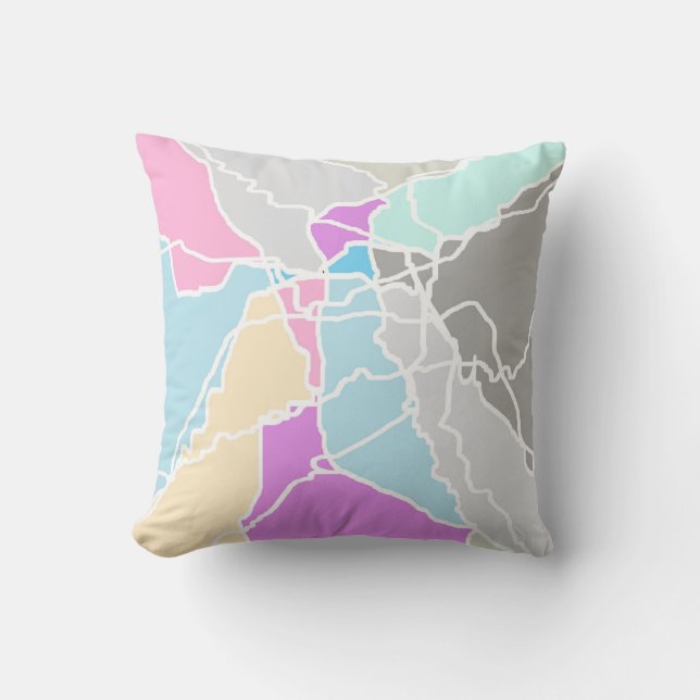 abstract art modern style original design pillow (Front)