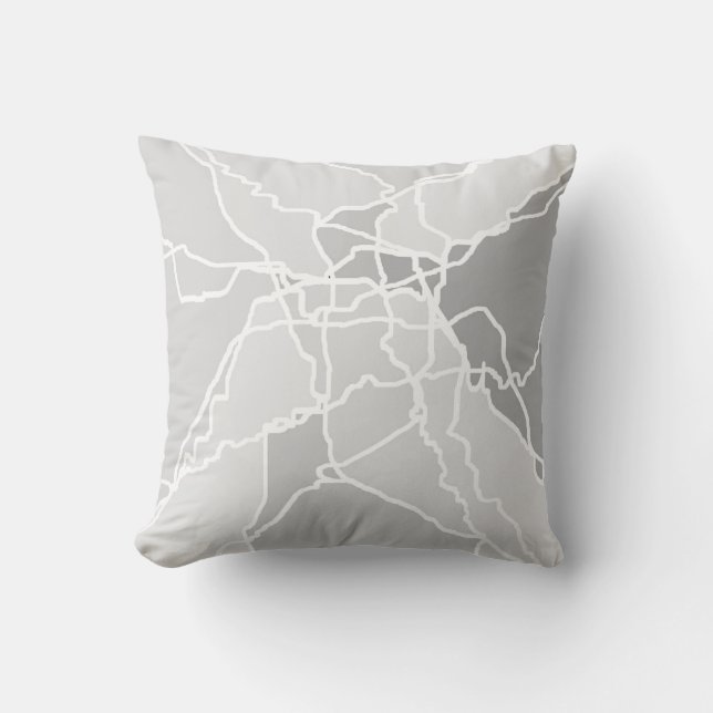 abstract art modern style original design pillow (Front)
