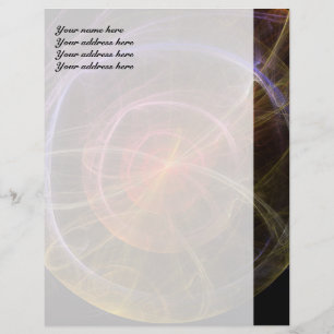 Abstract Art New World Custom Letterhead