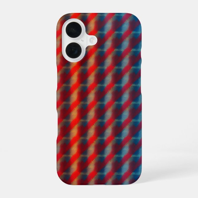 Abstract Art of Light and Shadow iPhone 16 Case (Back)