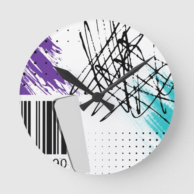 Abstract Art on a wall clock (Front)