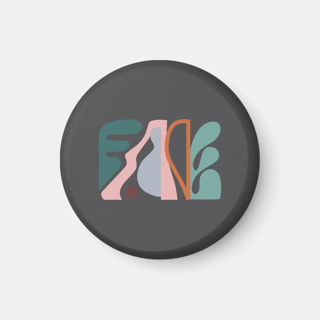 Abstract Art One Magnet (Front)