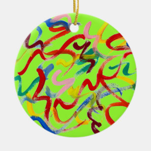 Abstract Art Ornament