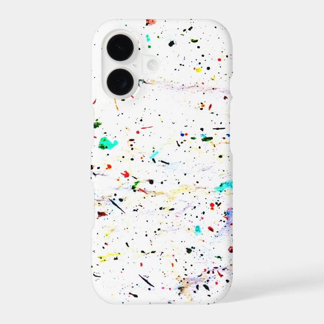 Abstract Art Paint Splashes, Spotty (Back)