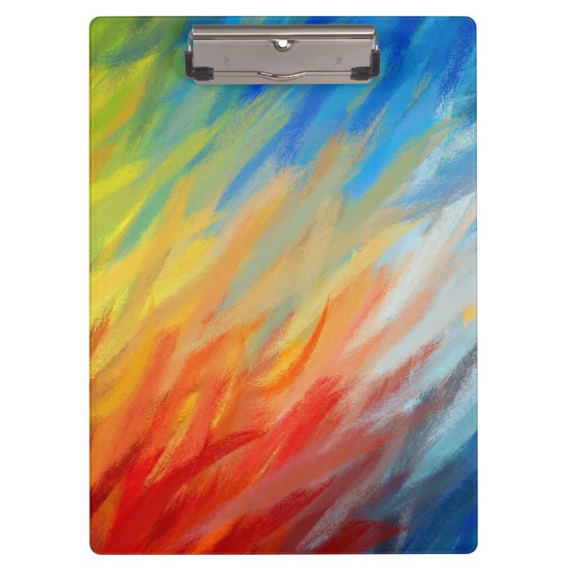 Abstract Art Painting #3 Clipboard (Front)
