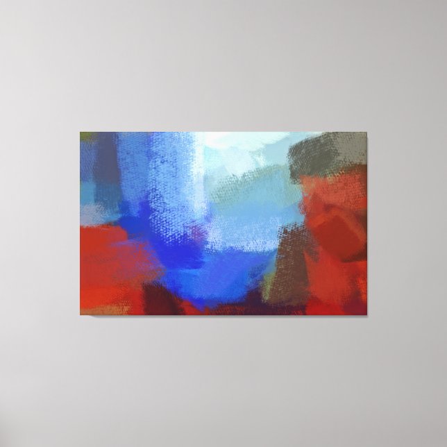 Abstract Art Painting 6 Canvas Print (Front)