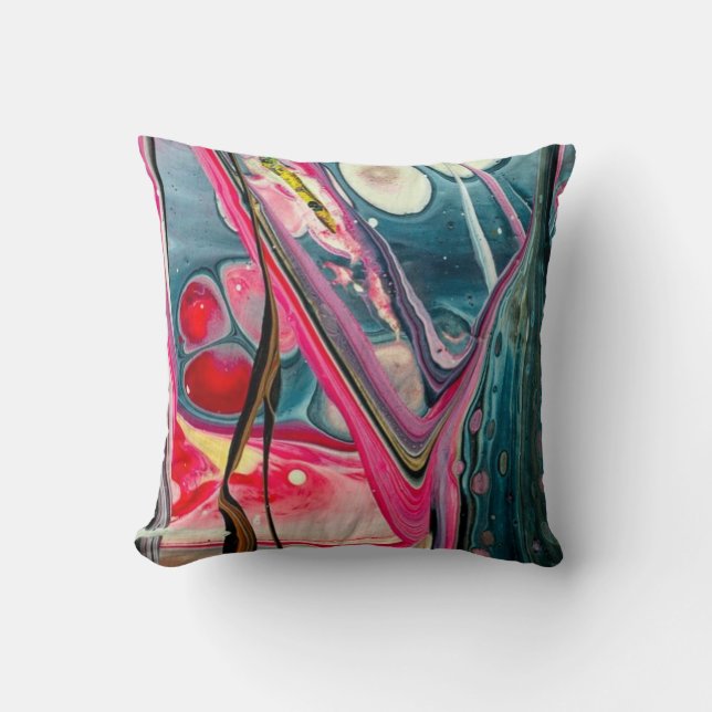 Abstract Art Painting Cushion (Front)