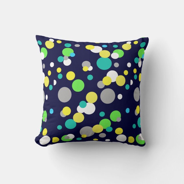 Abstract Art Painting One Of A Kind Pillow Cushion (Front)