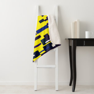 Abstract Art Painting One Of A Kind Throw Blanket