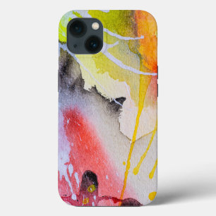 Abstract Art Painting Watercolor iPhone 13 Case