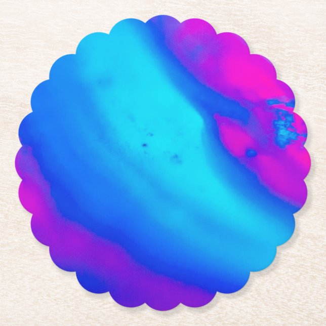  Abstract art Paper Coaster (Front)