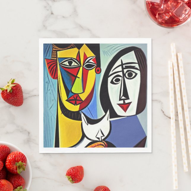 Abstract Art Paper Napkin (Insitu)