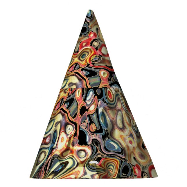 Abstract Art Party Hat (Right)