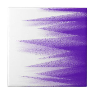 Abstract Art Pastel Lavender Purple White Tile
