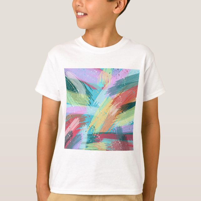 Abstract Art Pastel T-Shirt (Front)