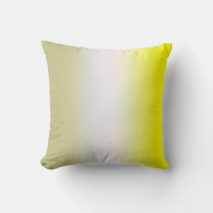 Abstract Art Pastel Yellow White Grey Sunny Cushion
