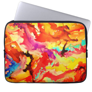 Abstract Art Pattern Laptop Sleeve