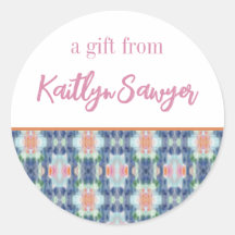 Abstract Art Personalised Gift Stickers