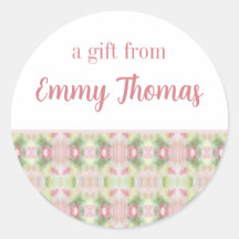 Abstract Art Personalised Gift Stickers