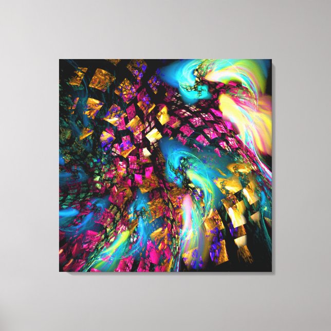Abstract Art: Pieces Of A Dream Canvas Print (Front)