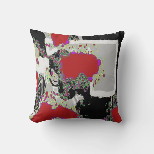 abstract art pillow (Front)