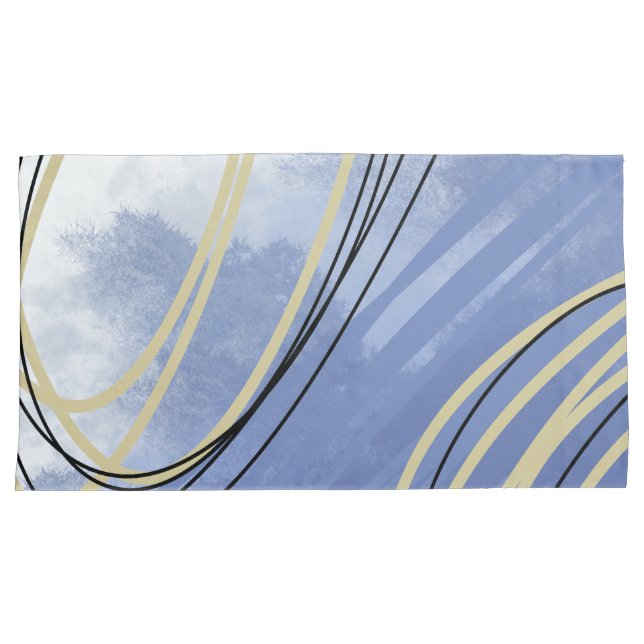 Abstract Art Pillowcase (Front-Right)