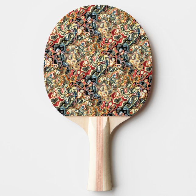 Abstract Art Ping Pong Paddle (Front)