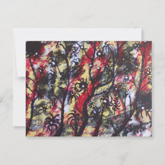abstract art post card