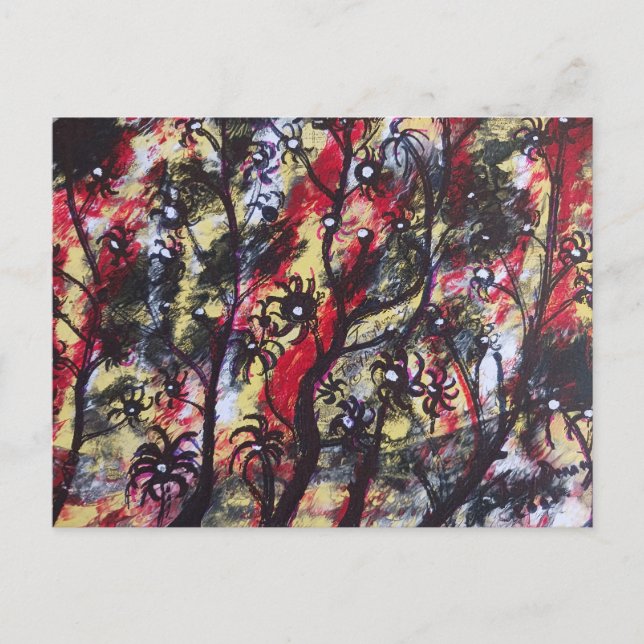 abstract art post card  (Front)