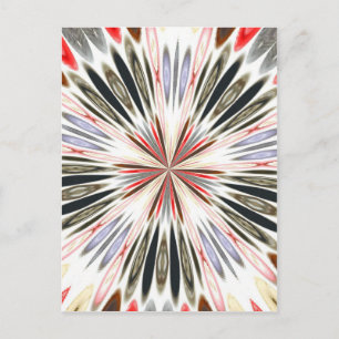 ABSTRACT ART POSTCARD