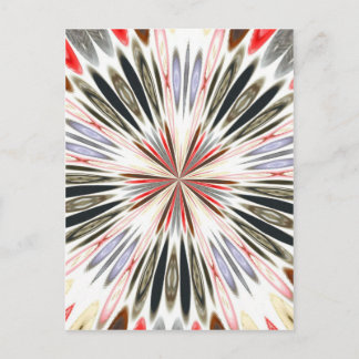 ABSTRACT ART POSTCARD