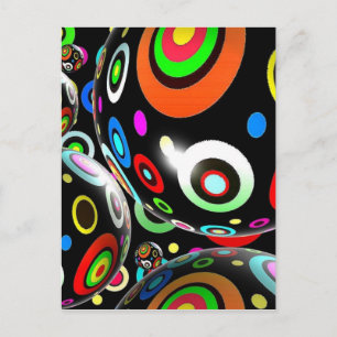 Abstract Art Postcard