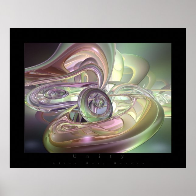 Abstract Art Poster (Front)