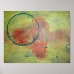 Abstract art poster