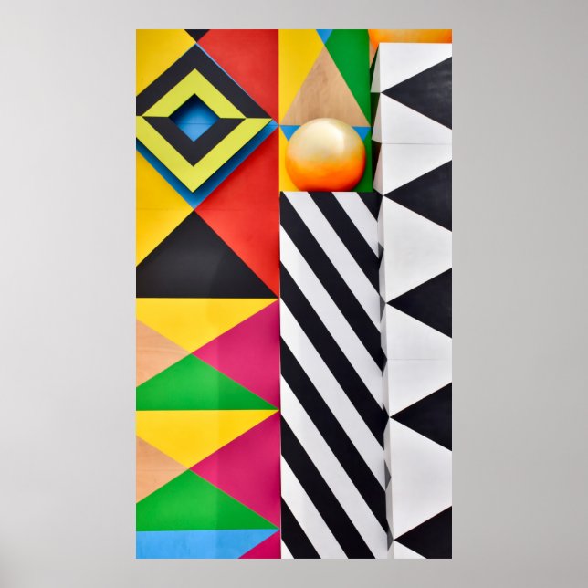 Abstract art poster (Front)