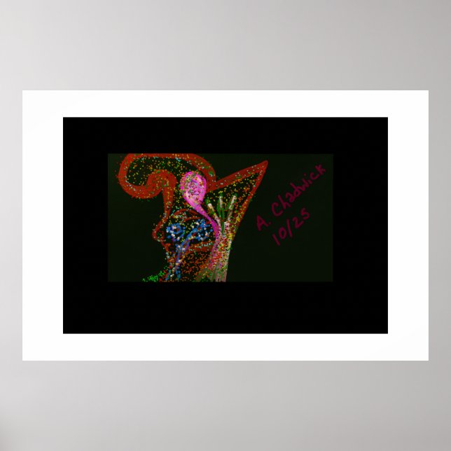 Abstract Art Poster (Front)