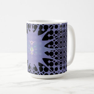 Abstract Art Purple Space Fractal Coffee Mug