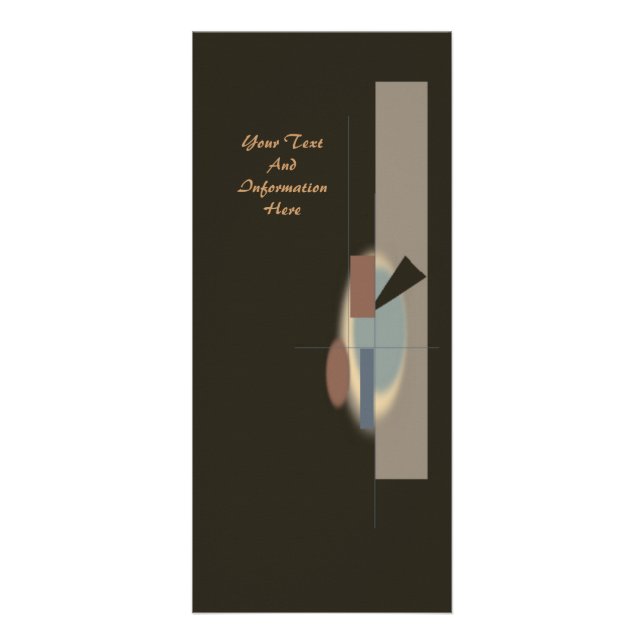 Abstract Art Rack Card (Front)