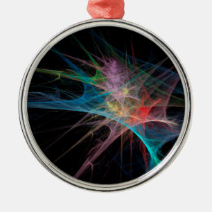 Abstract Art Rainbow Ice Metal Tree Decoration