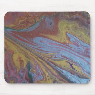Abstract Art Rainbow Mouse Pad