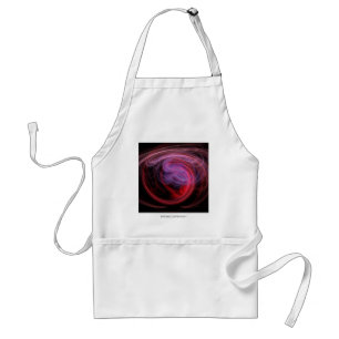 Abstract Art Red Wave Standard Apron