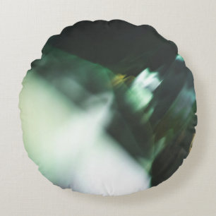 Abstract art round cushion
